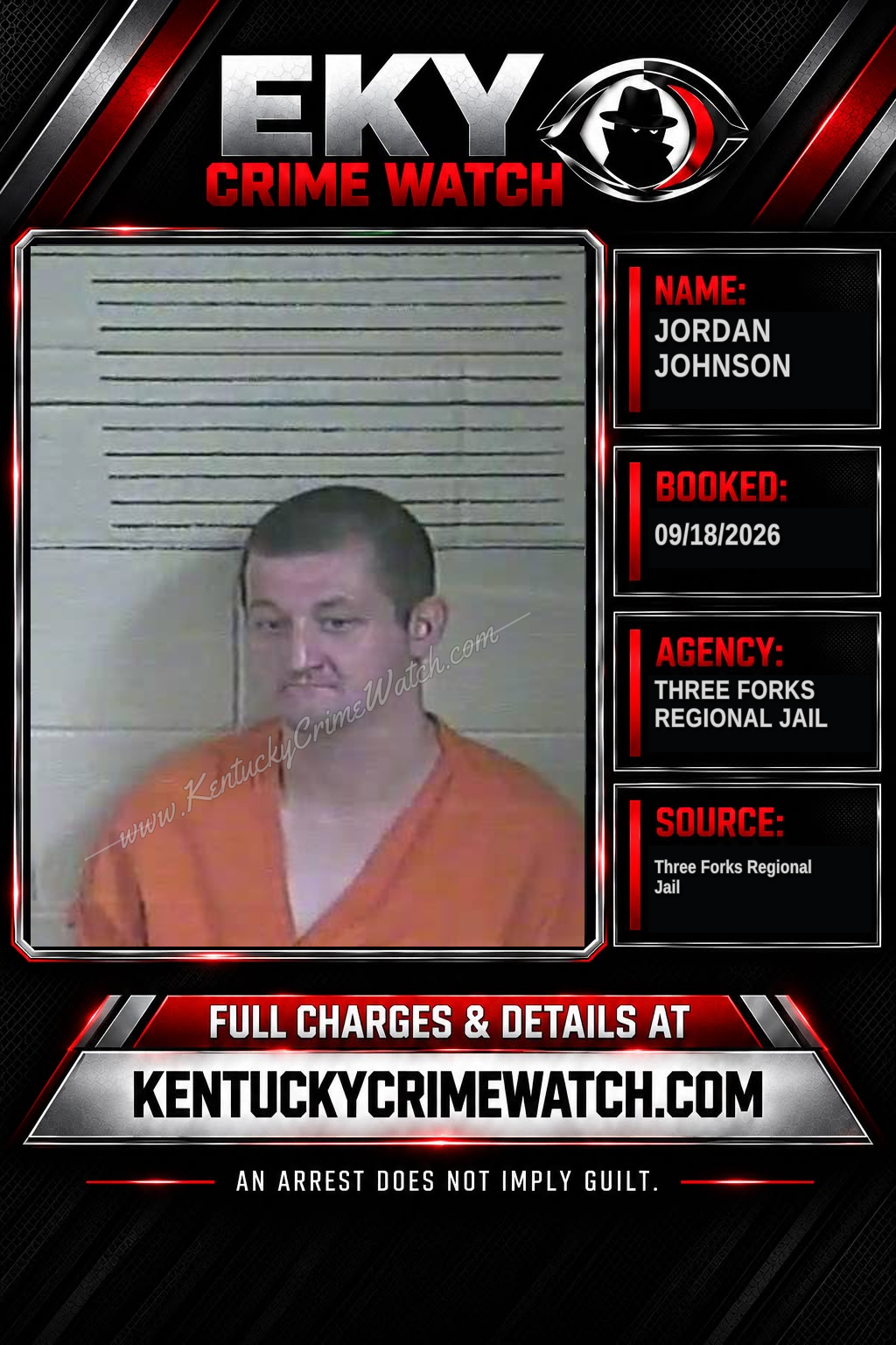 Jordan Johnson booking image