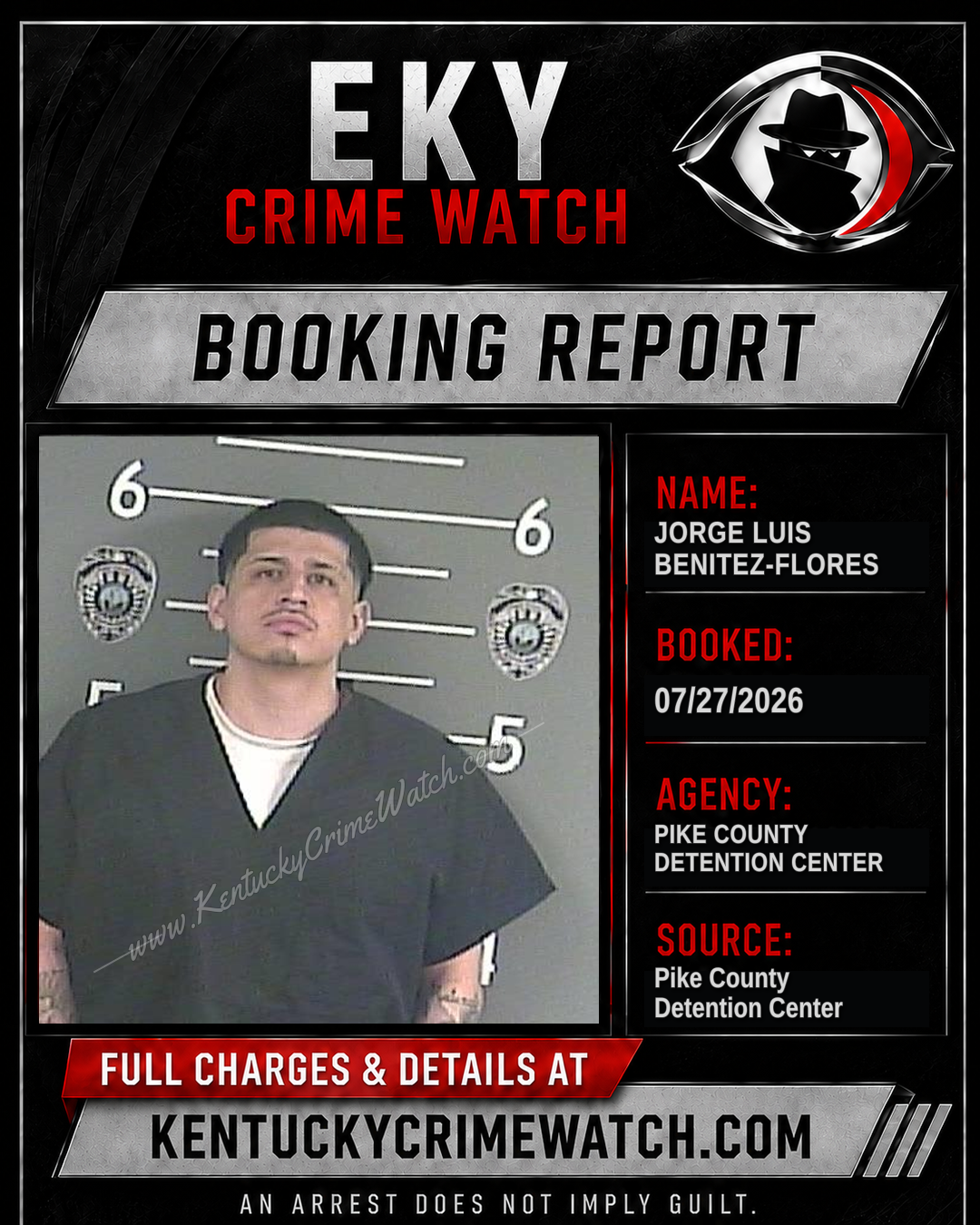 JORGE LUIS BENITEZ-FLORES booking image
