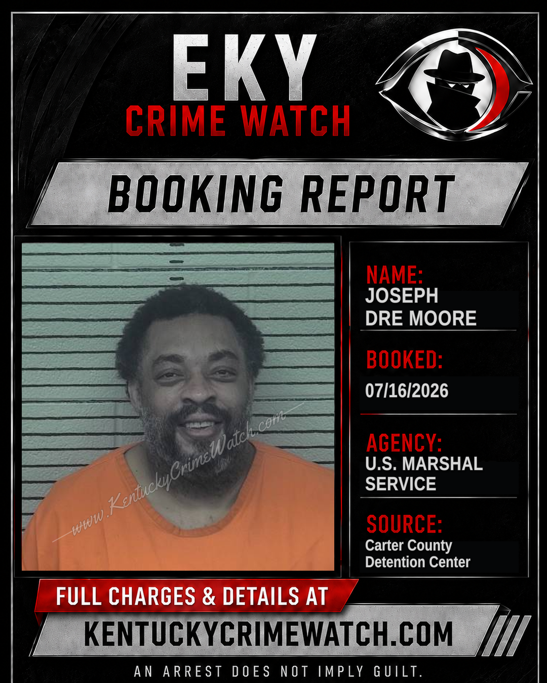 JOSEPH DRE MOORE booking image