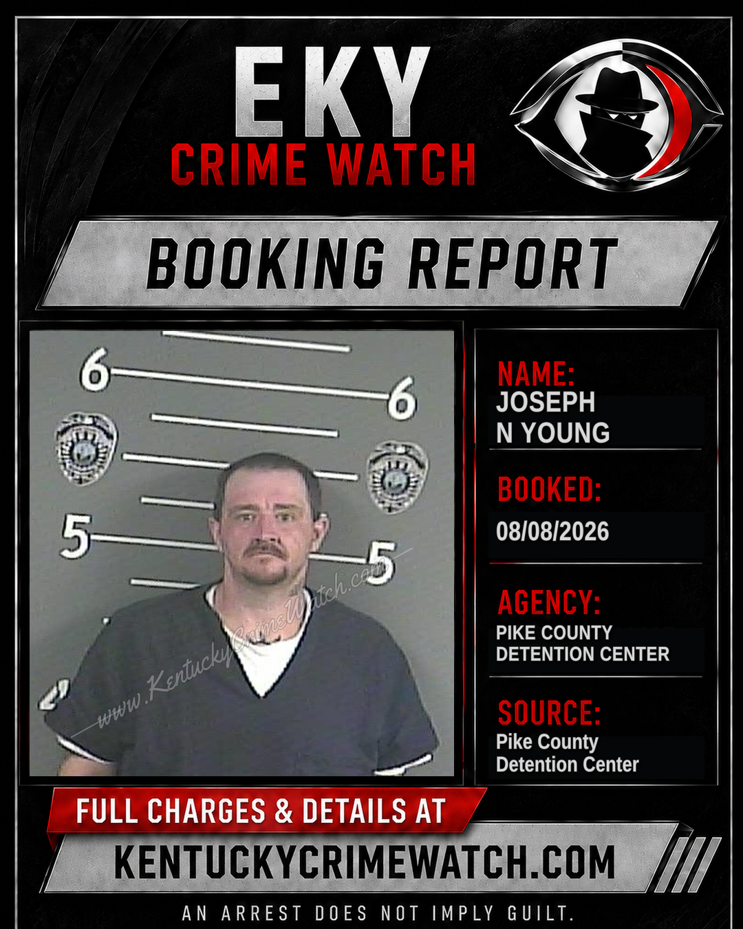 JOSEPH N YOUNG booking image