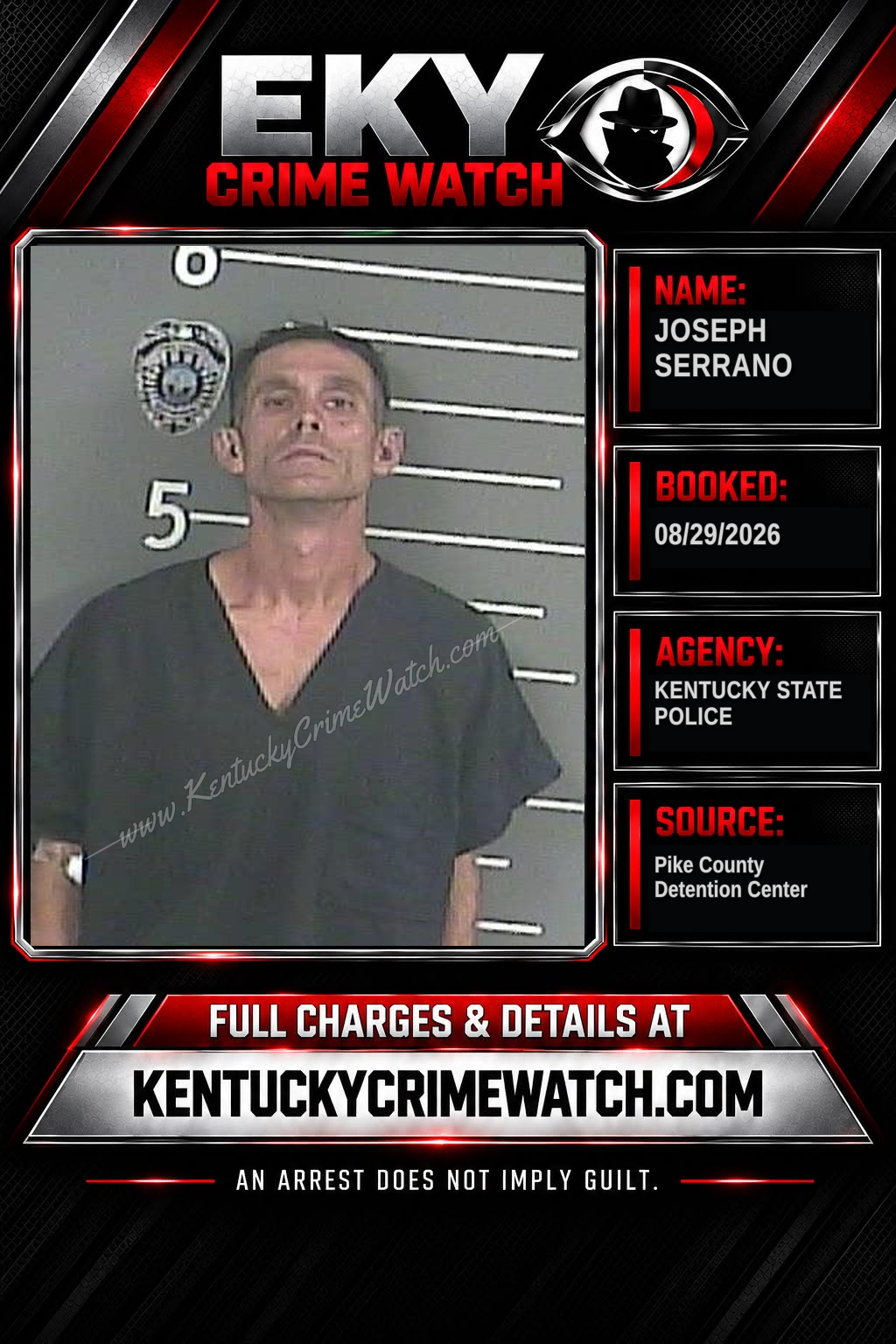 JOSEPH SERRANO booking image