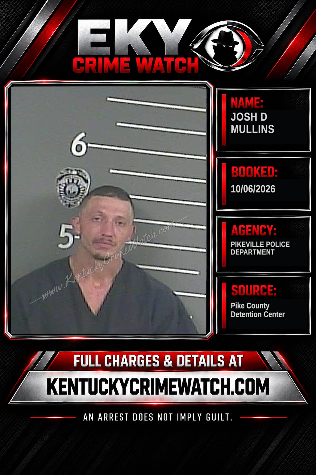 JOSH D MULLINS booking image