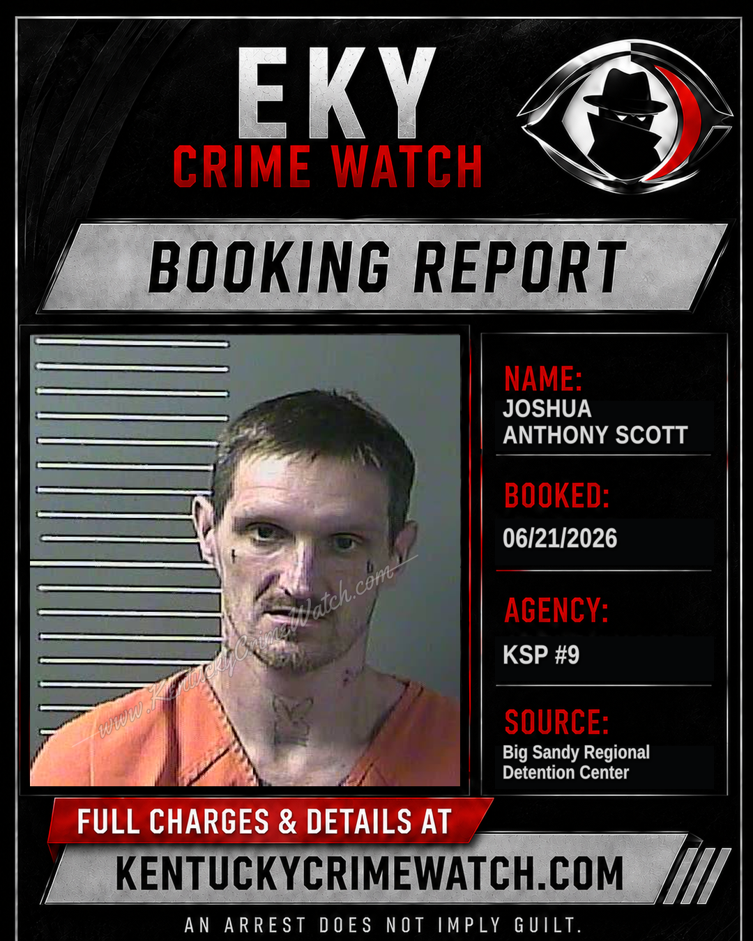 JOSHUA ANTHONY SCOTT booking image