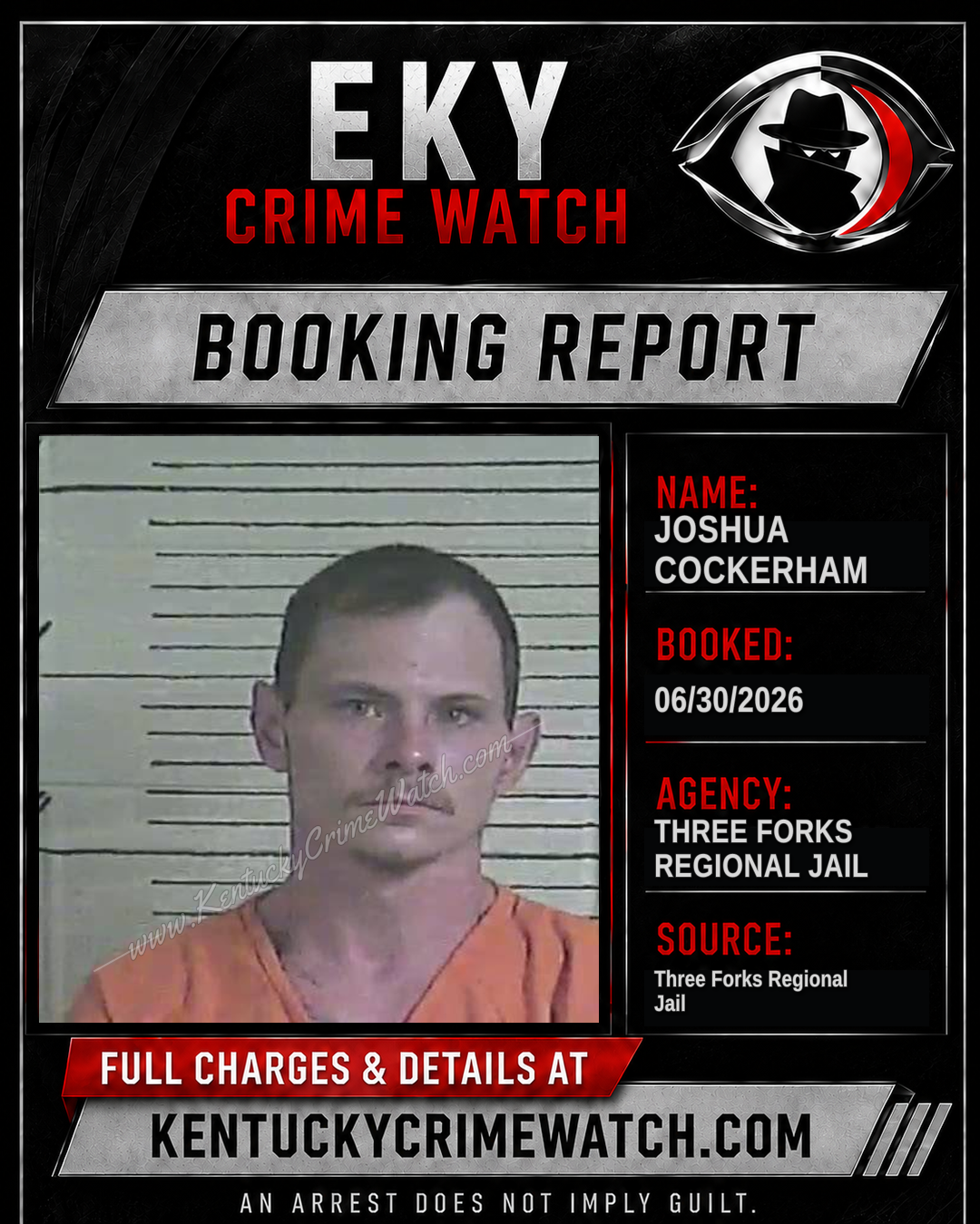 Joshua Cockerham booking image