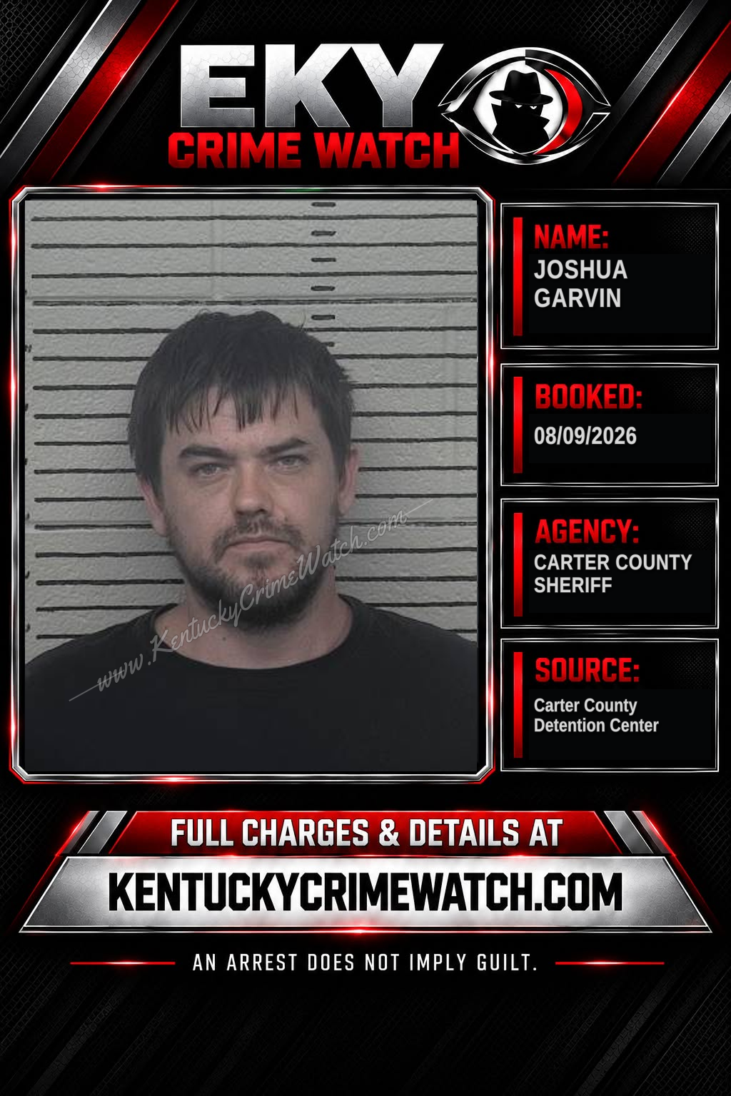 JOSHUA GARVIN booking image