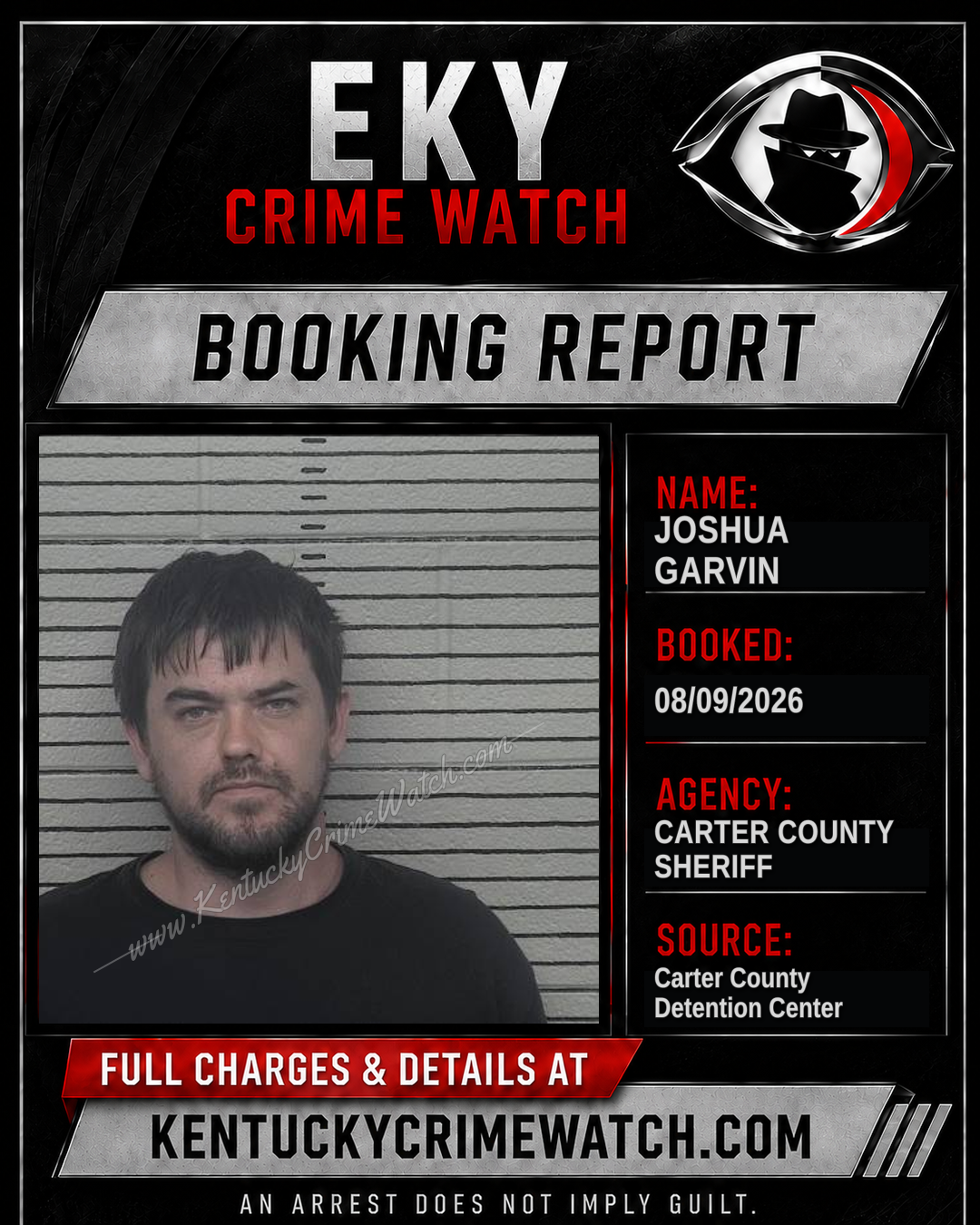 JOSHUA GARVIN booking image