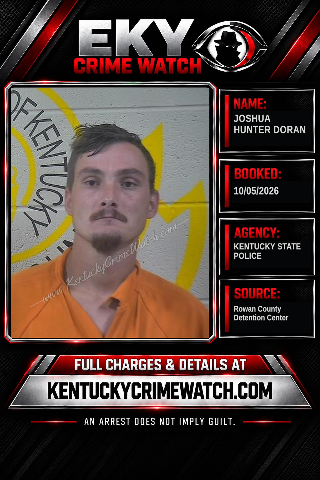 JOSHUA HUNTER DORAN booking image