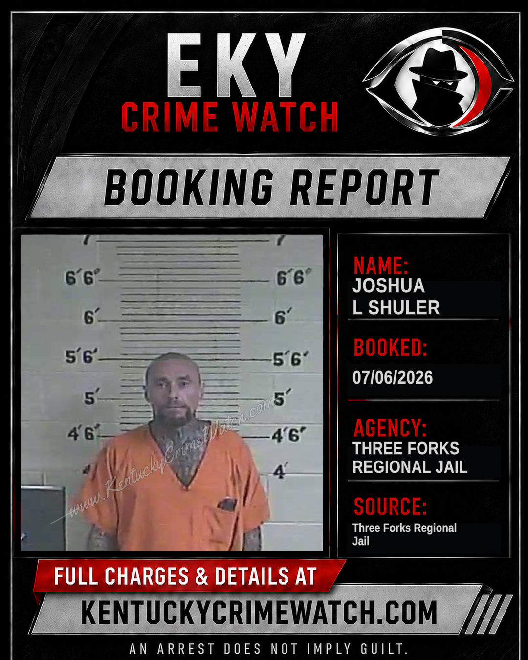 Joshua L Shuler booking image