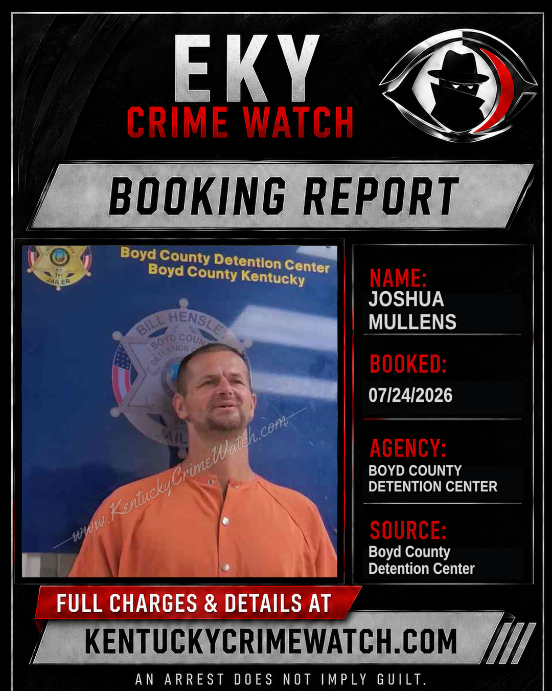 JOSHUA MULLENS booking image