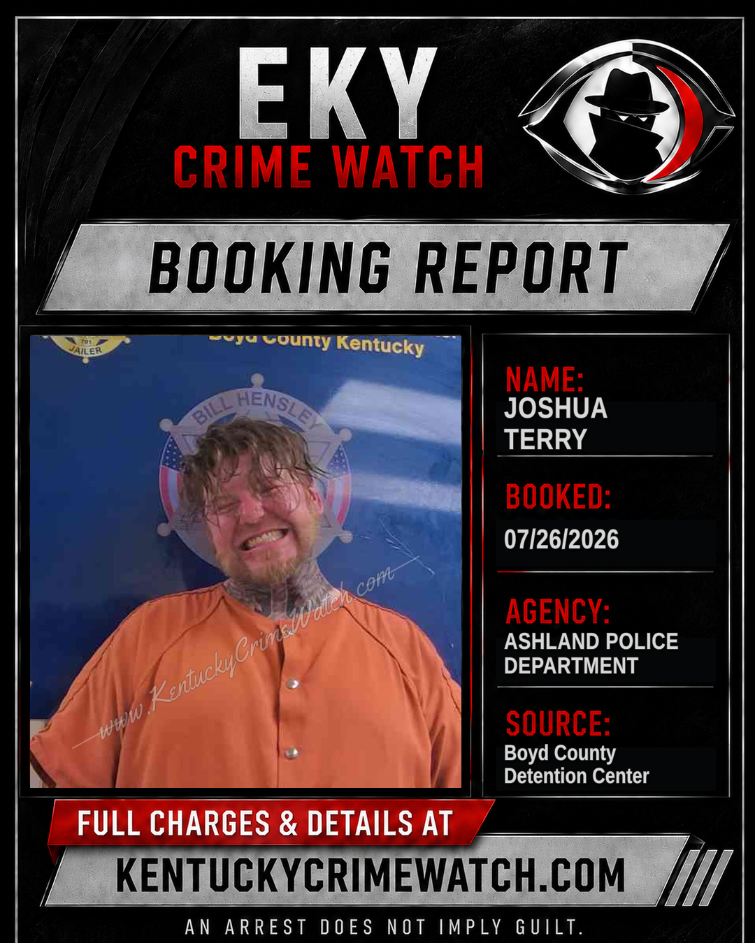JOSHUA TERRY booking image