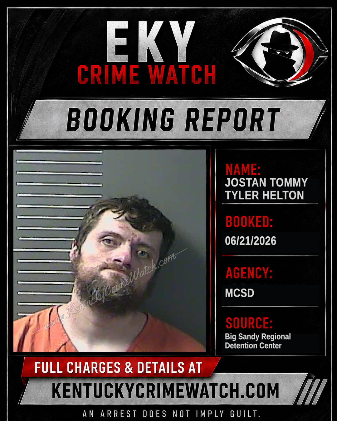 JOSTAN TOMMY TYLER HELTON booking image