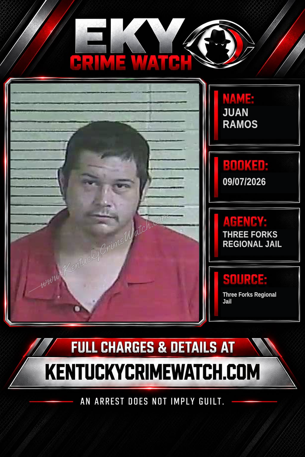 Juan Ramos booking image