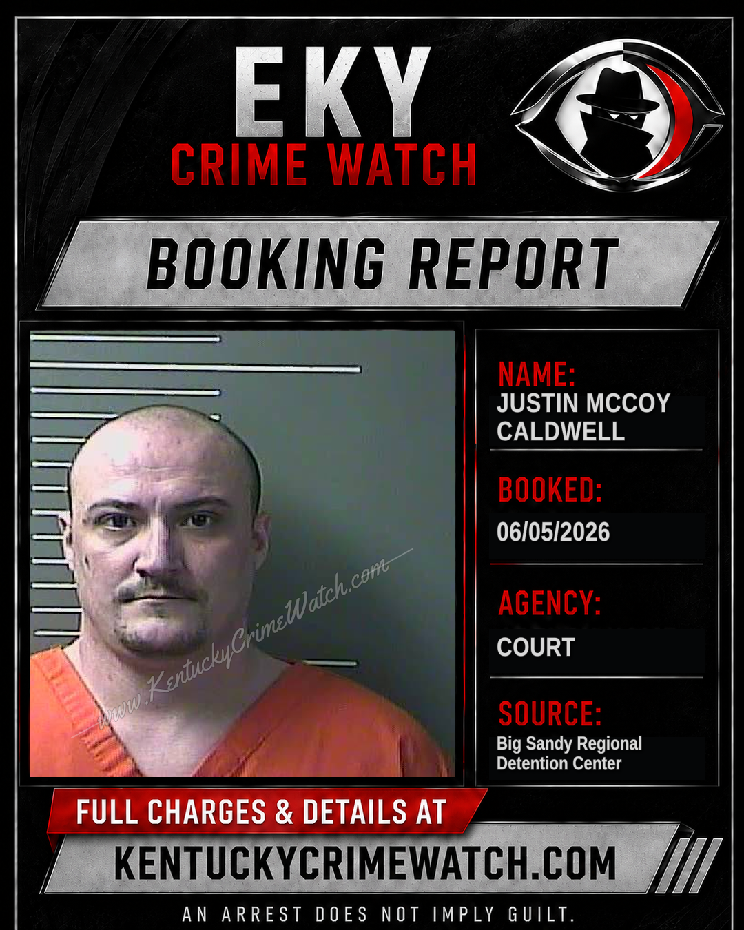 JUSTIN MCCOY CALDWELL booking image
