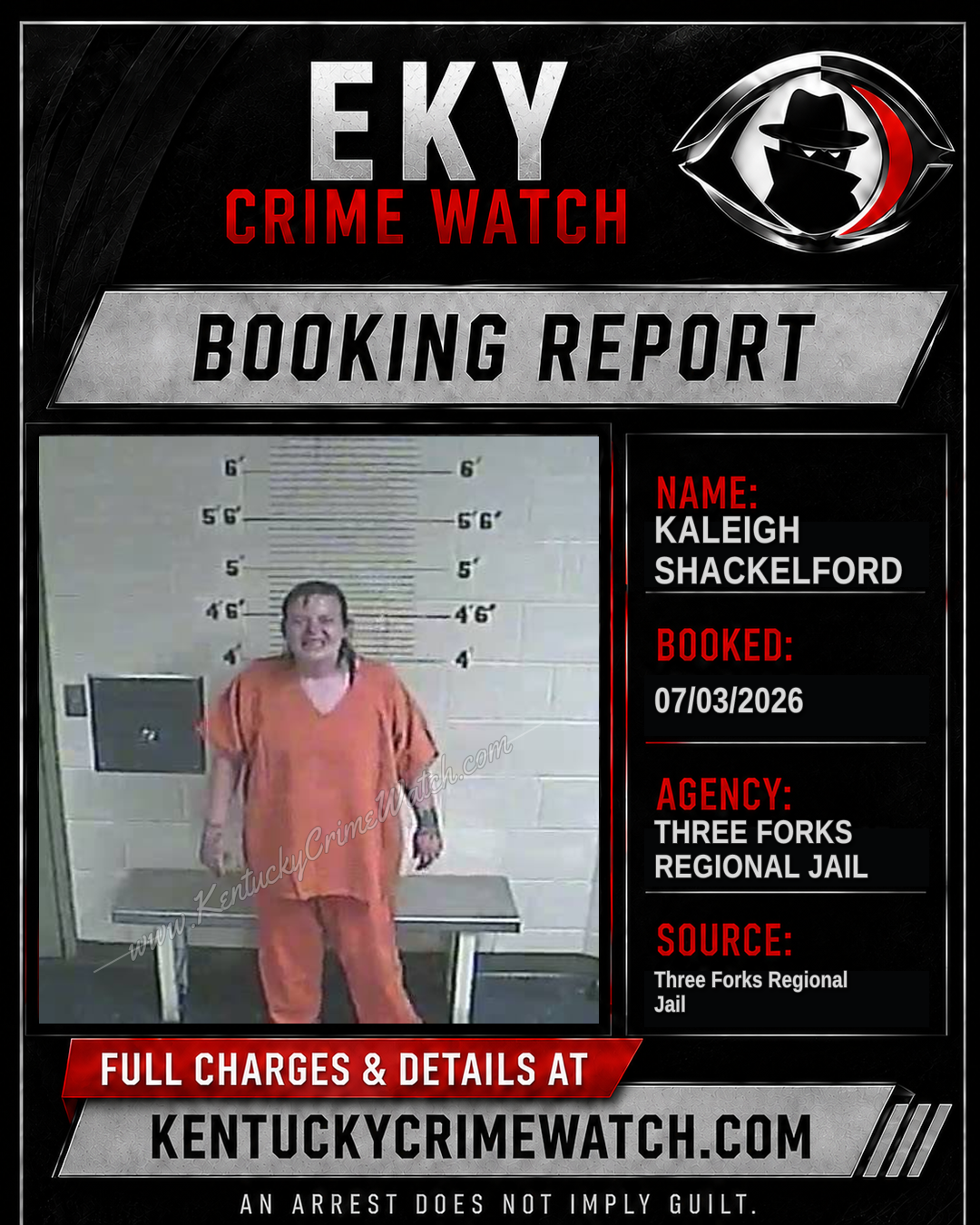 Kaleigh Shackelford booking image