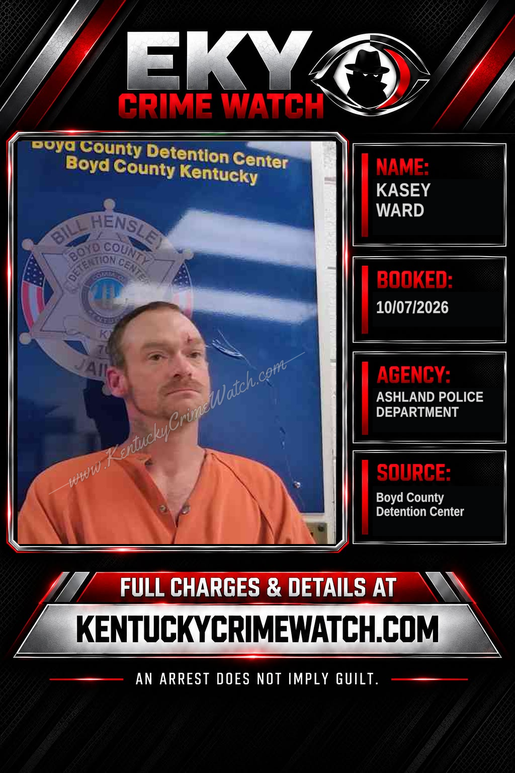 KASEY WARD booking image