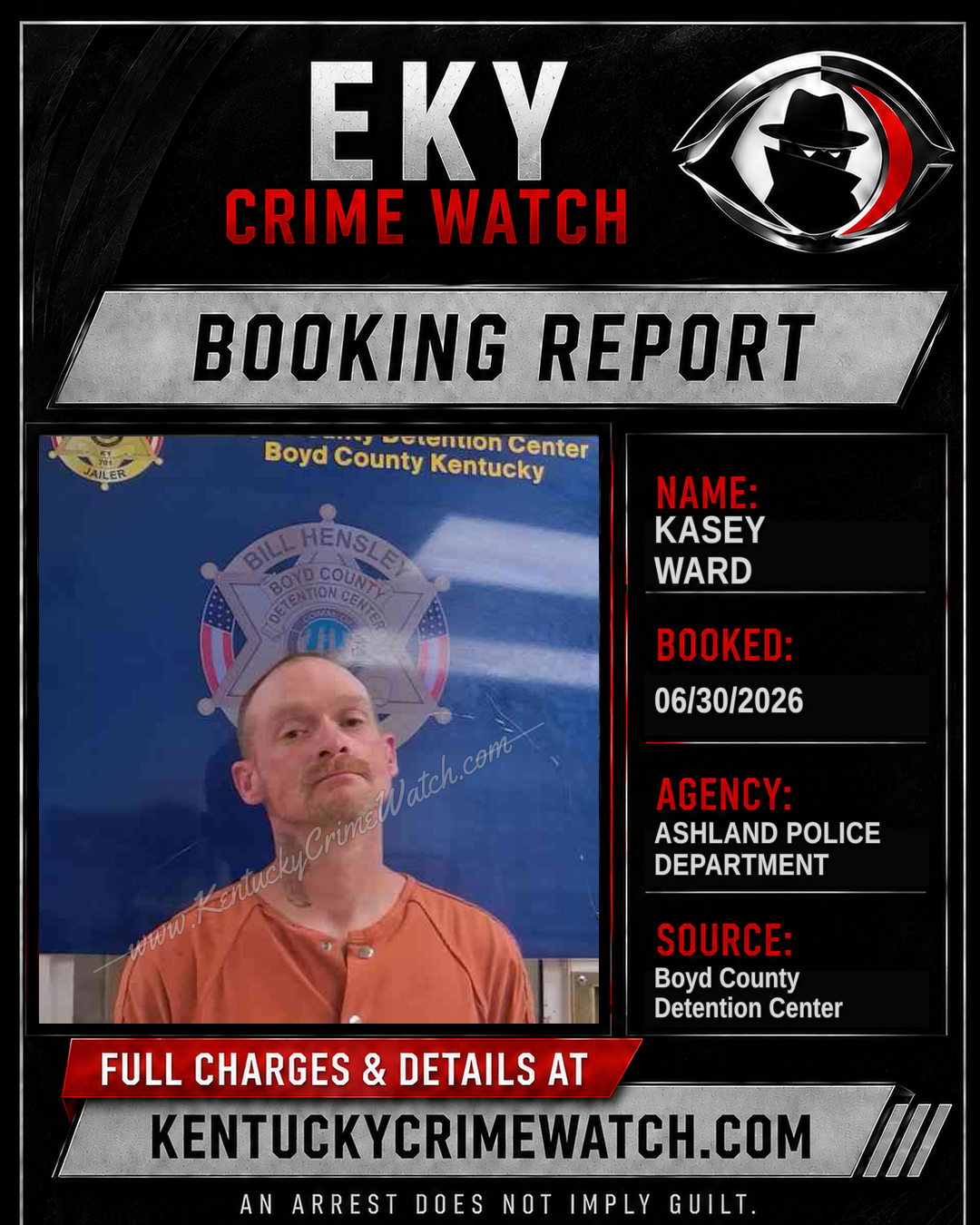KASEY WARD booking image