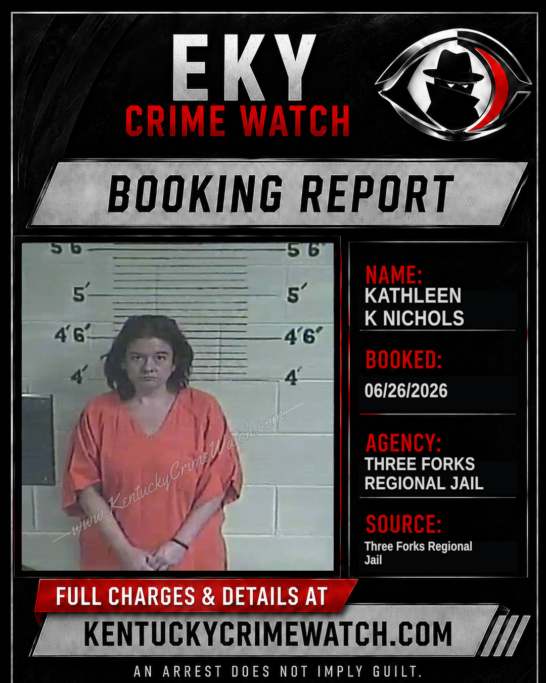 Kathleen K Nichols booking image
