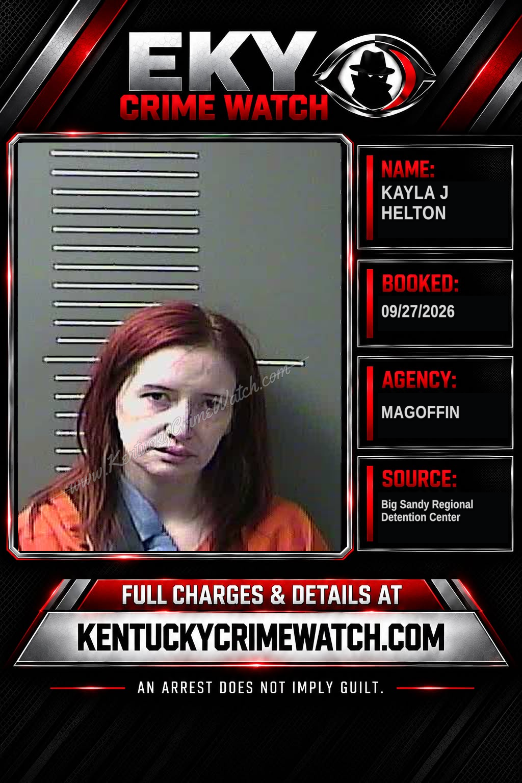 KAYLA J HELTON booking image