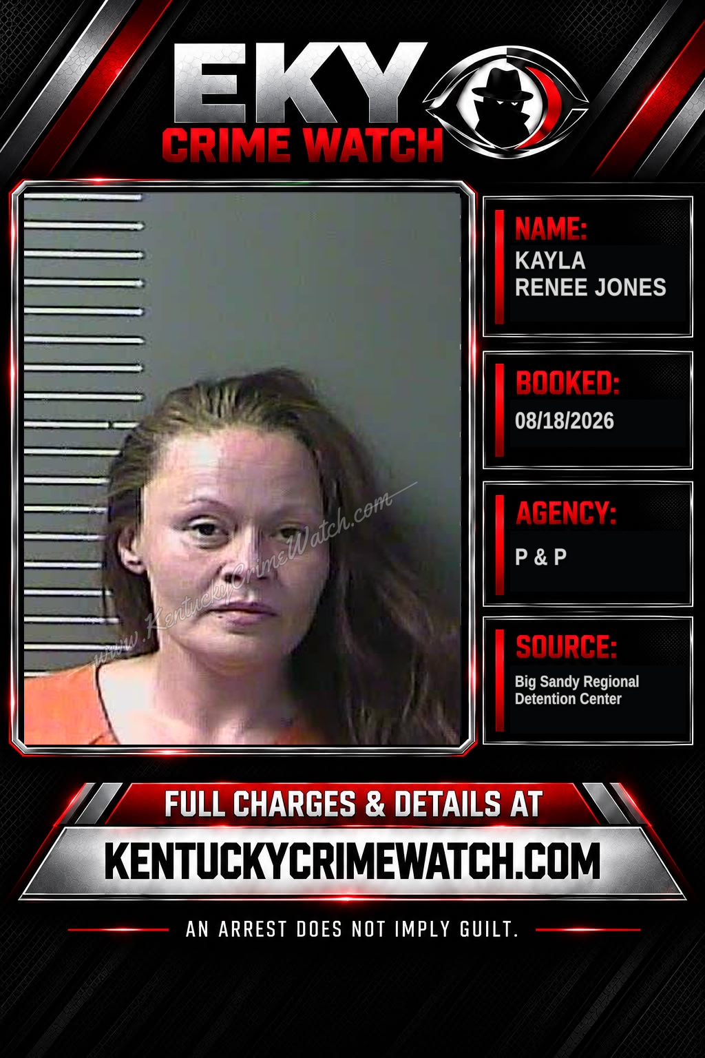 KAYLA RENEE JONES booking image