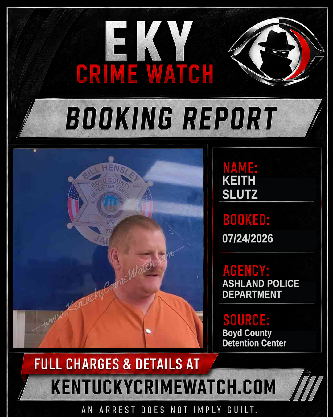 KEITH SLUTZ booking image