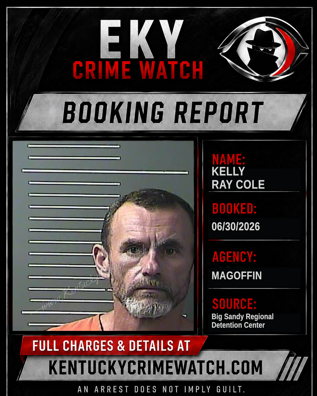 KELLY Ray COLE booking image