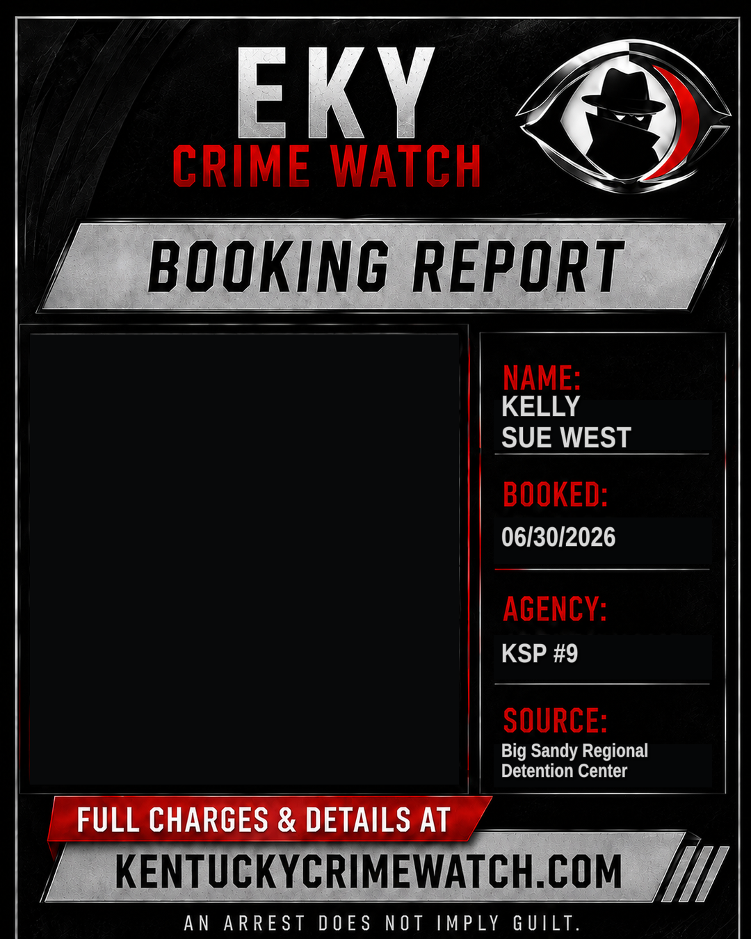 KELLY SUE WEST booking image