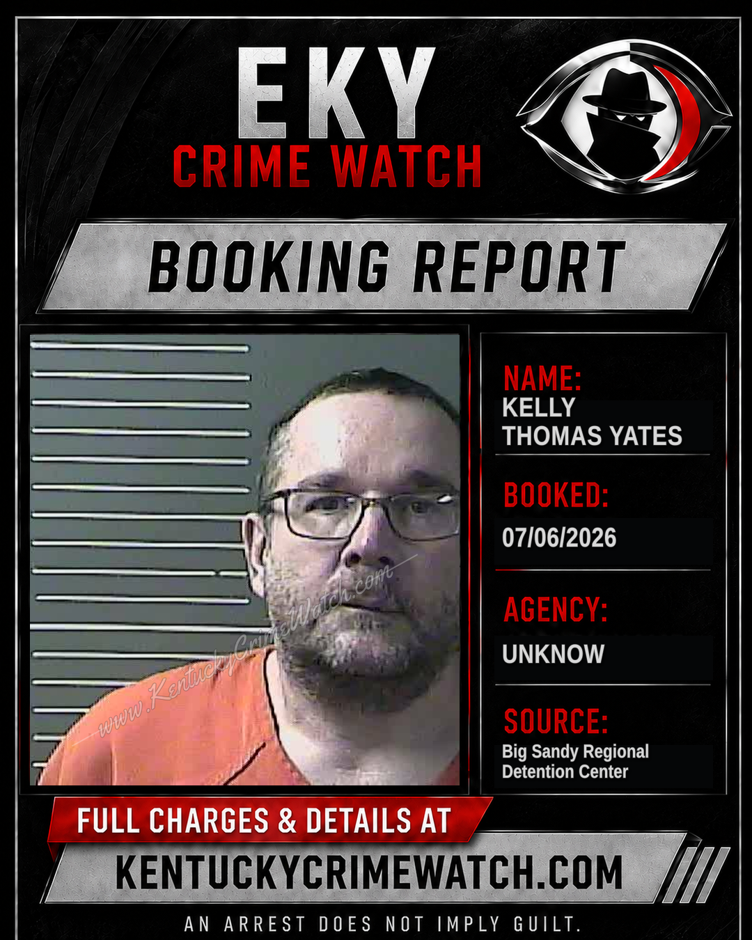 KELLY THOMAS YATES booking image