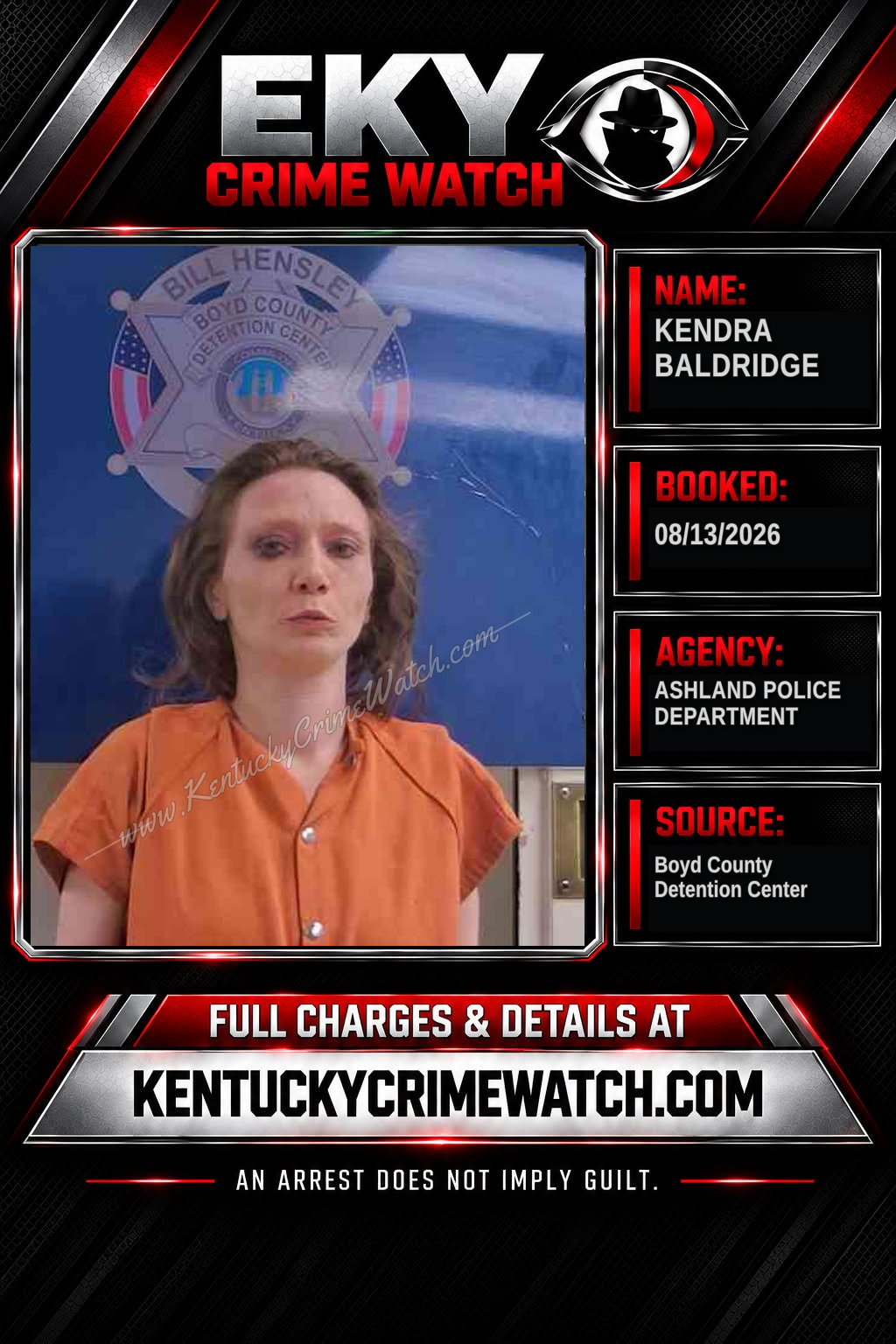 KENDRA BALDRIDGE booking image