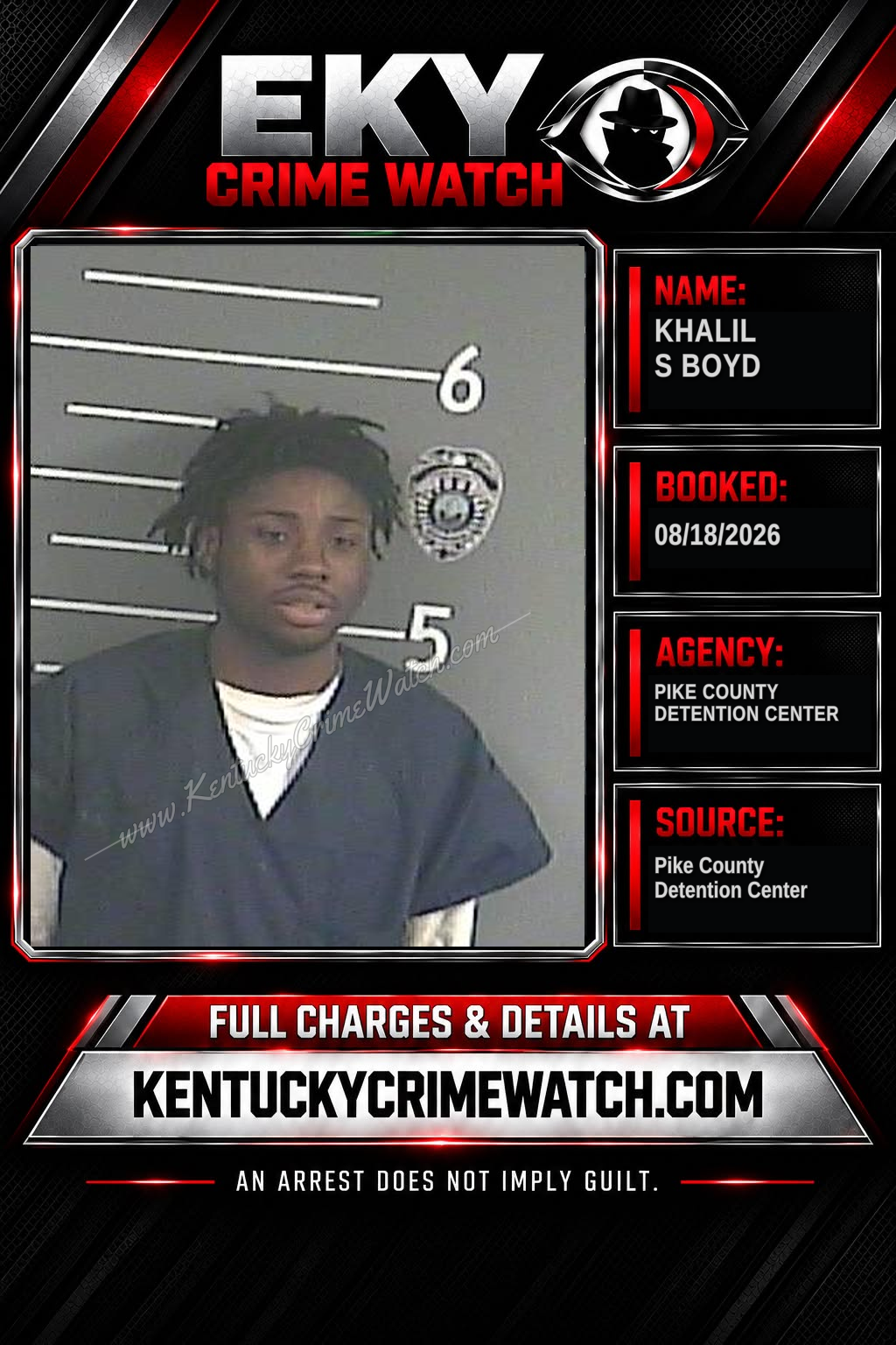 KHALIL S BOYD booking image