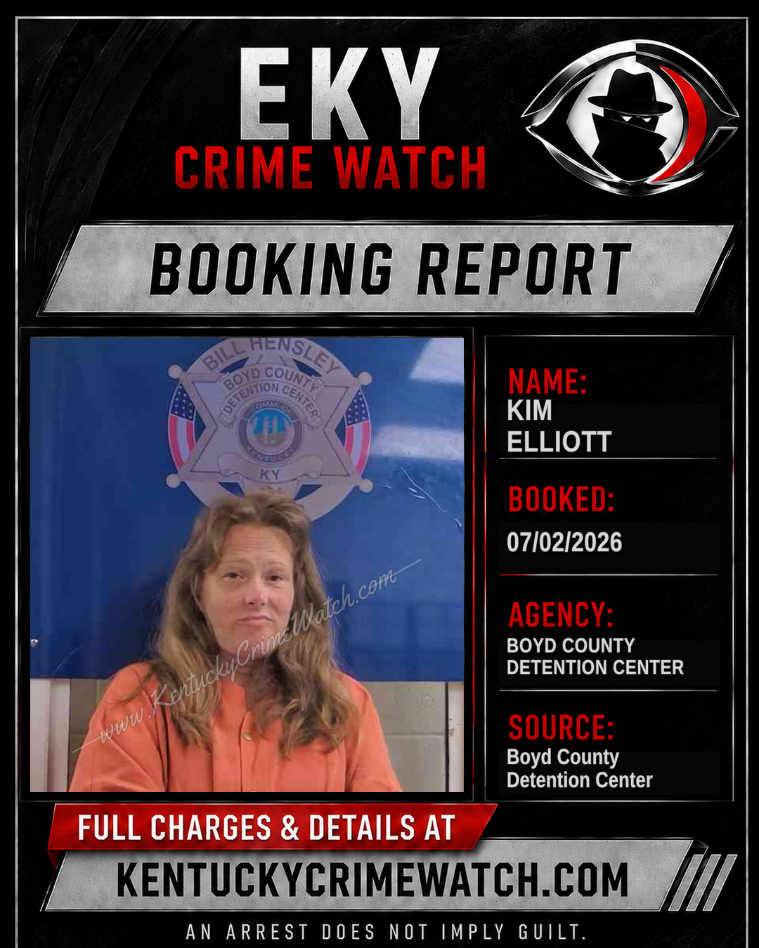 KIM ELLIOTT booking image