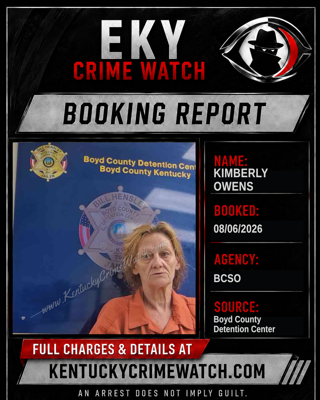 KIMBERLY OWENS booking image
