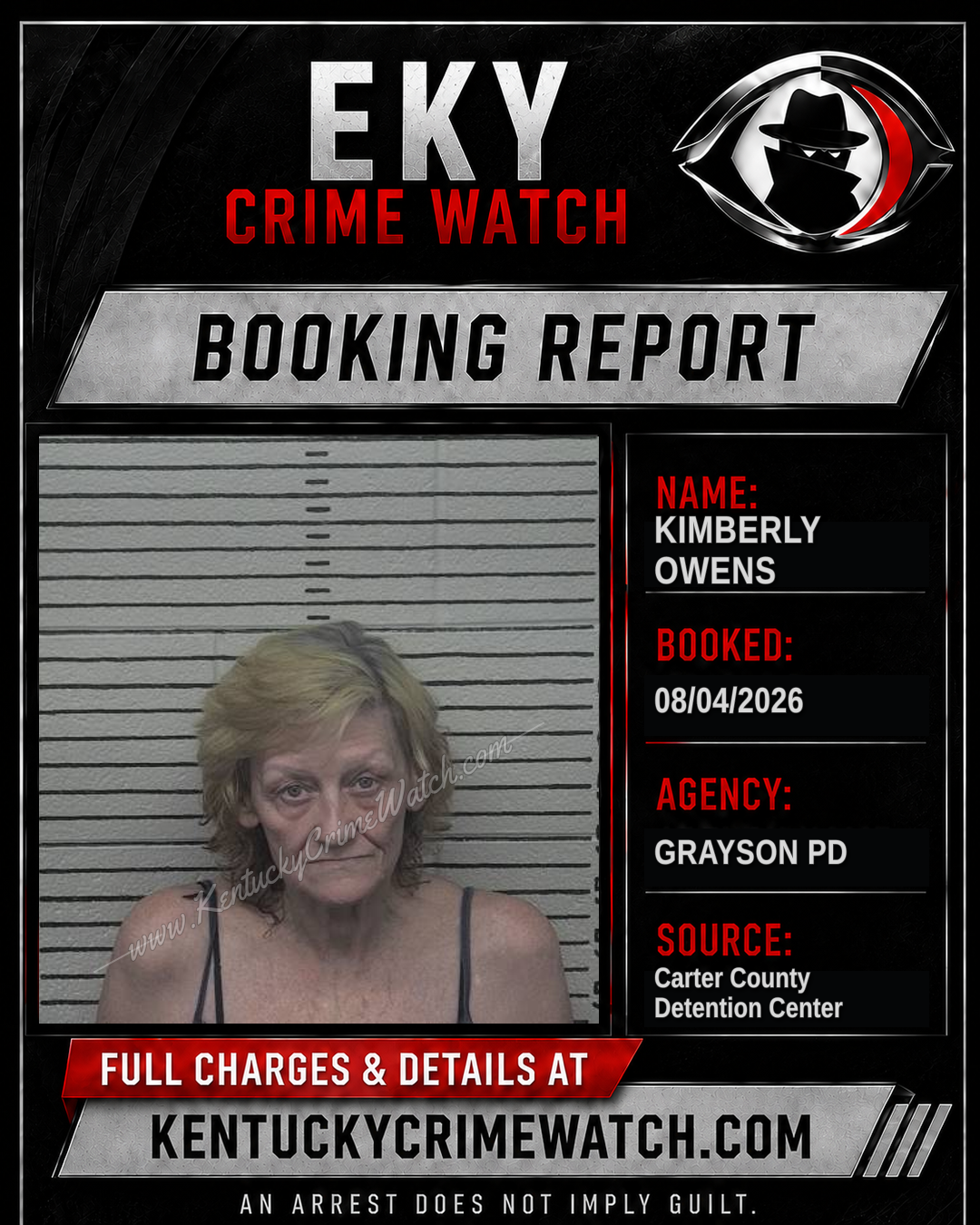 KIMBERLY OWENS booking image