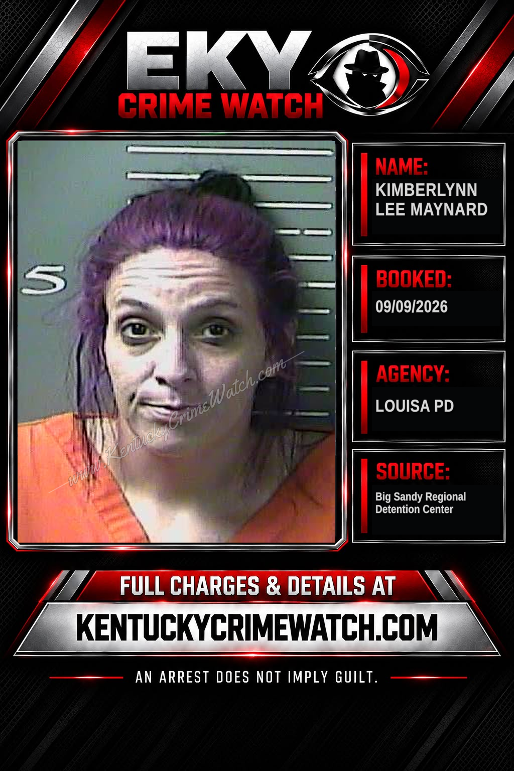 KIMBERLYNN LEE MAYNARD booking image
