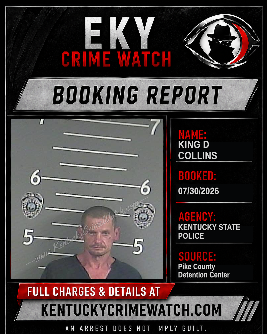 KING D COLLINS booking image