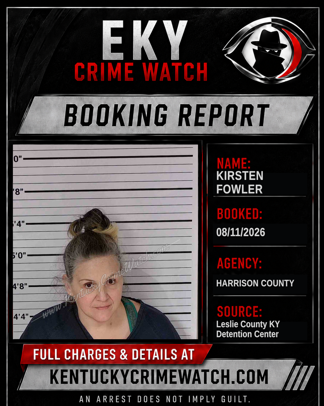 KIRSTEN FOWLER booking image