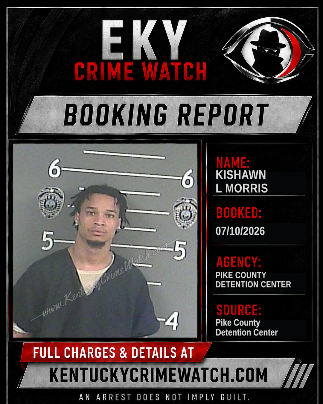 KISHAWN L MORRIS booking image