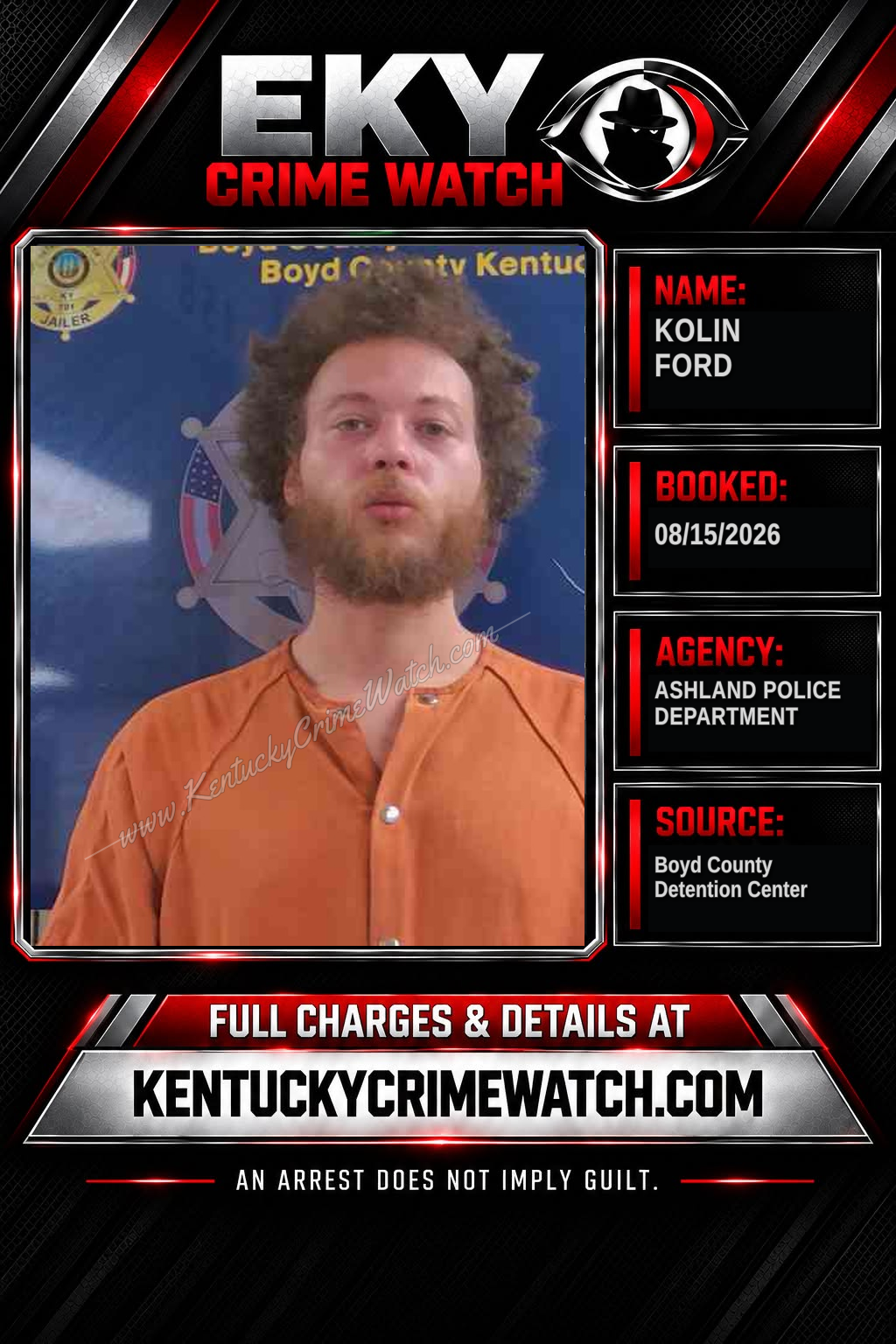 KOLIN FORD booking image