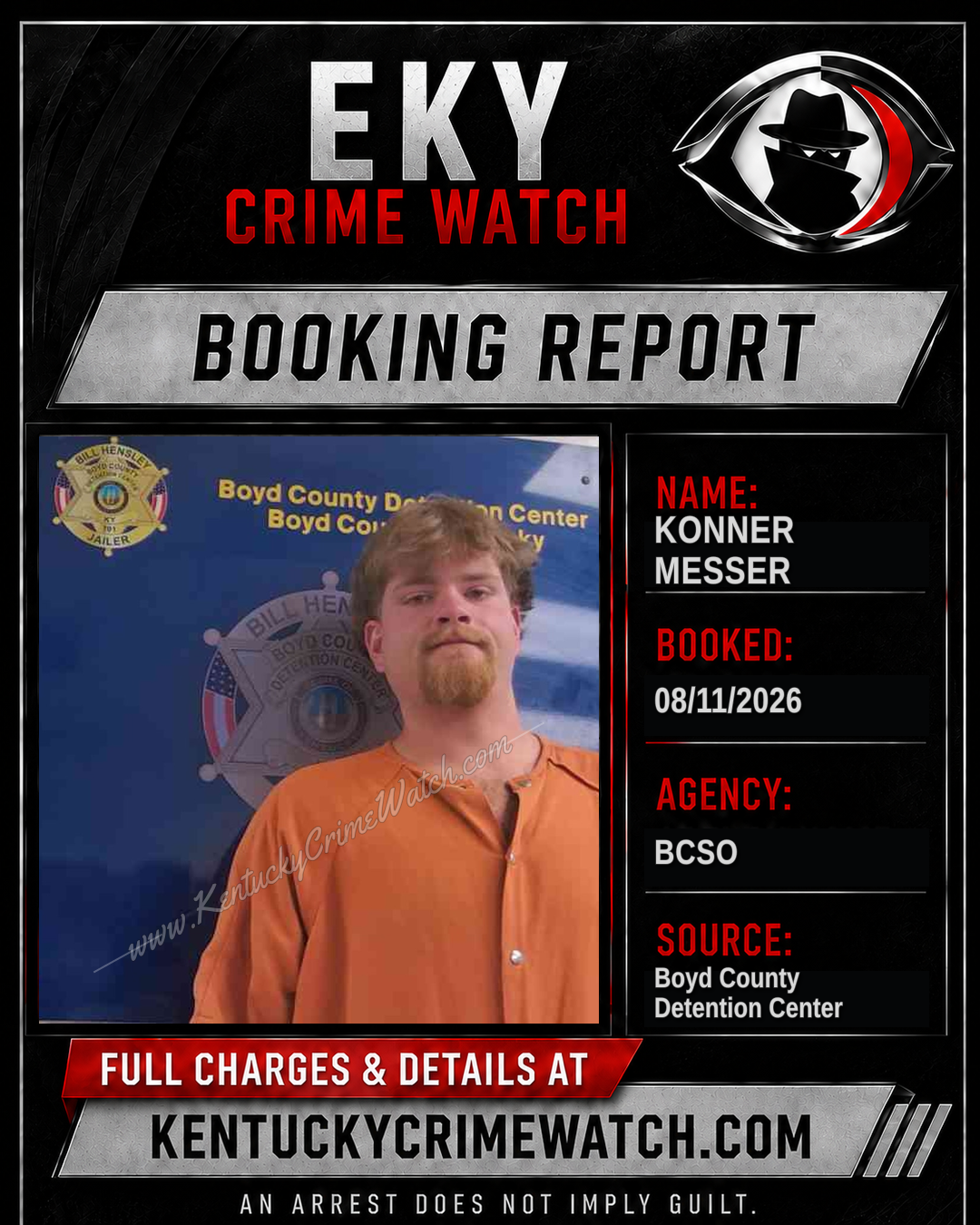 KONNER MESSER booking image