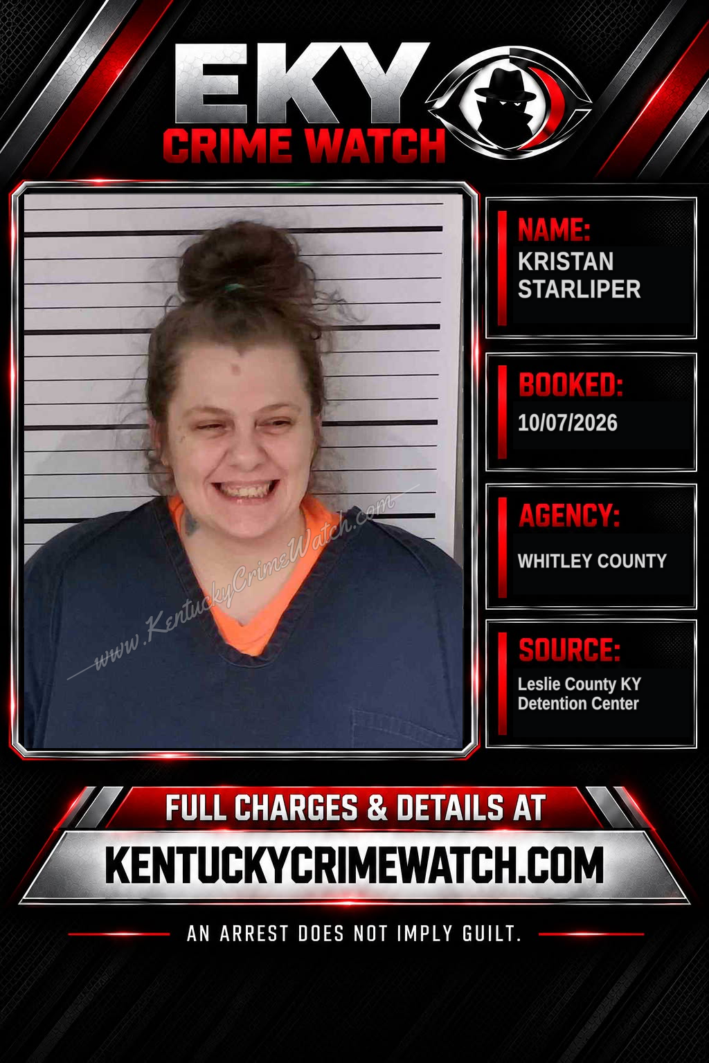 KRISTAN STARLIPER booking image