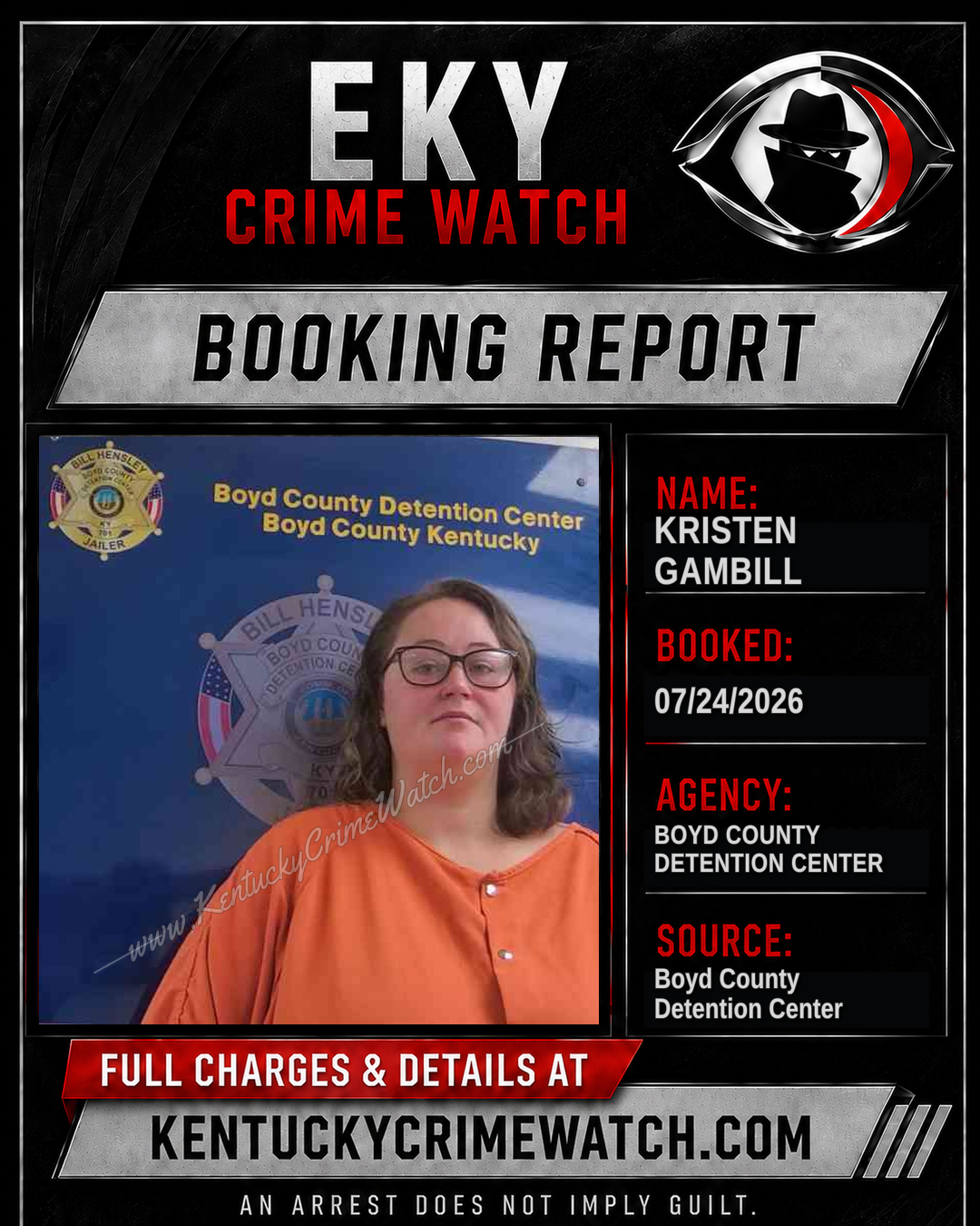 KRISTEN GAMBILL booking image