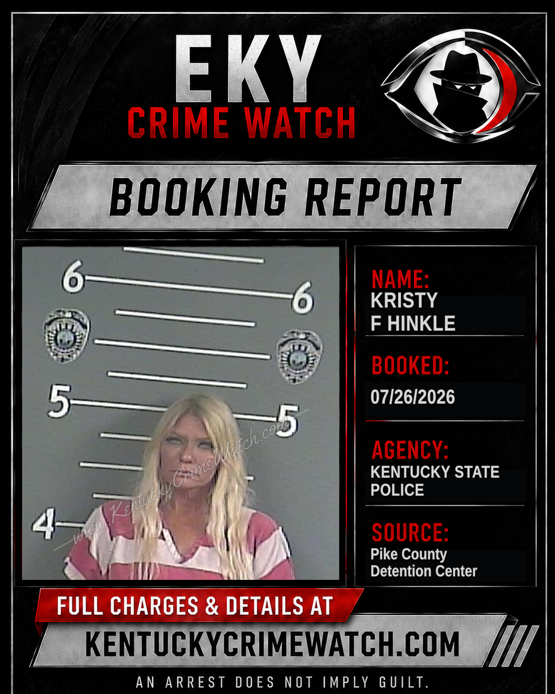 KRISTY F HINKLE booking image