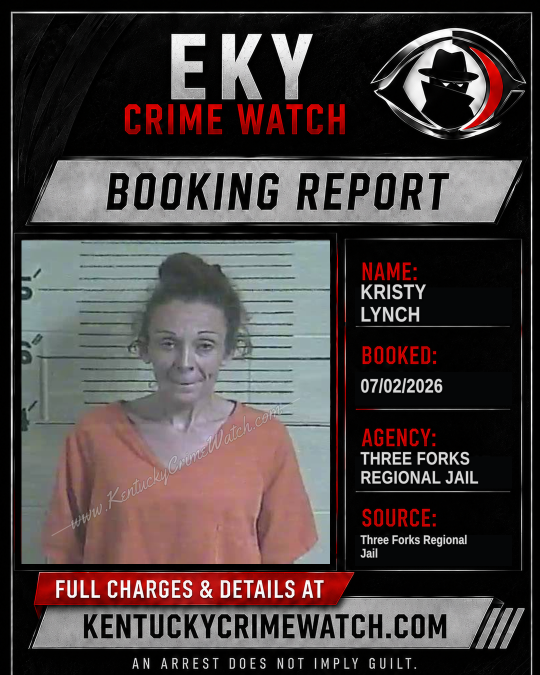 Kristy Lynch booking image