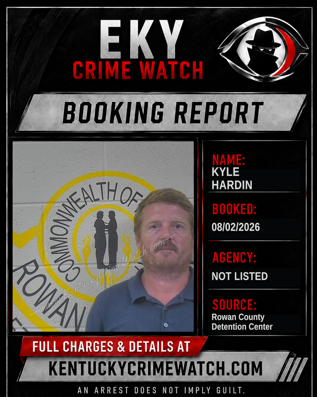 KYLE HARDIN booking image