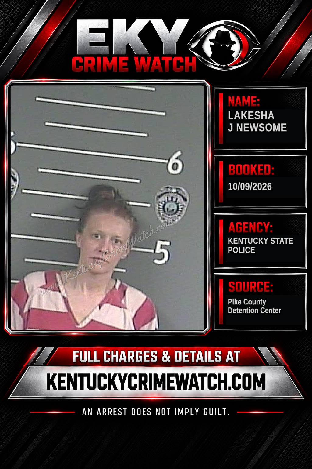 LAKESHA J NEWSOME booking image