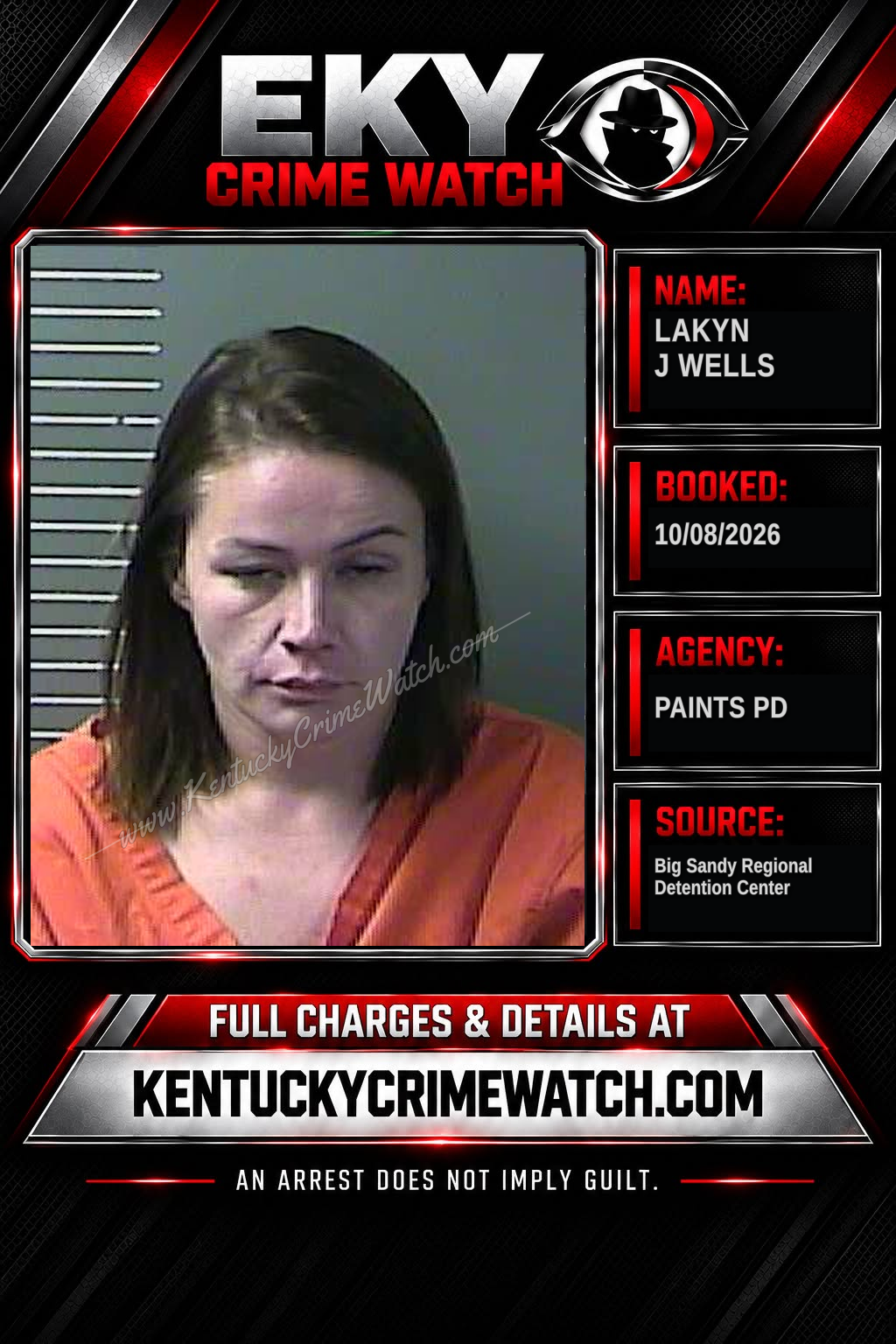 LAKYN J WELLS booking image
