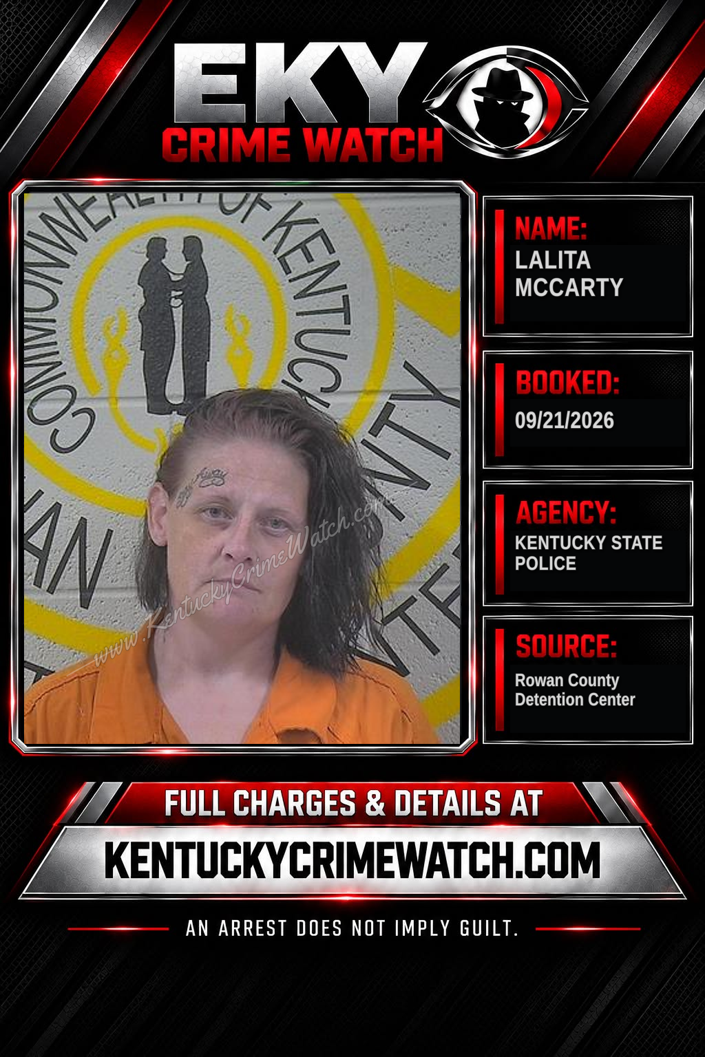 LALITA MCCARTY booking image