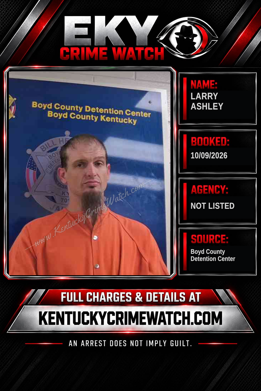 LARRY ASHLEY booking image
