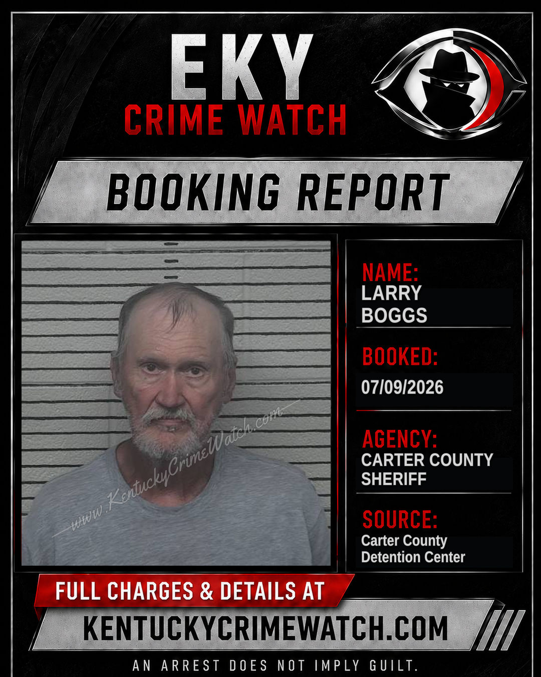 LARRY BOGGS booking image