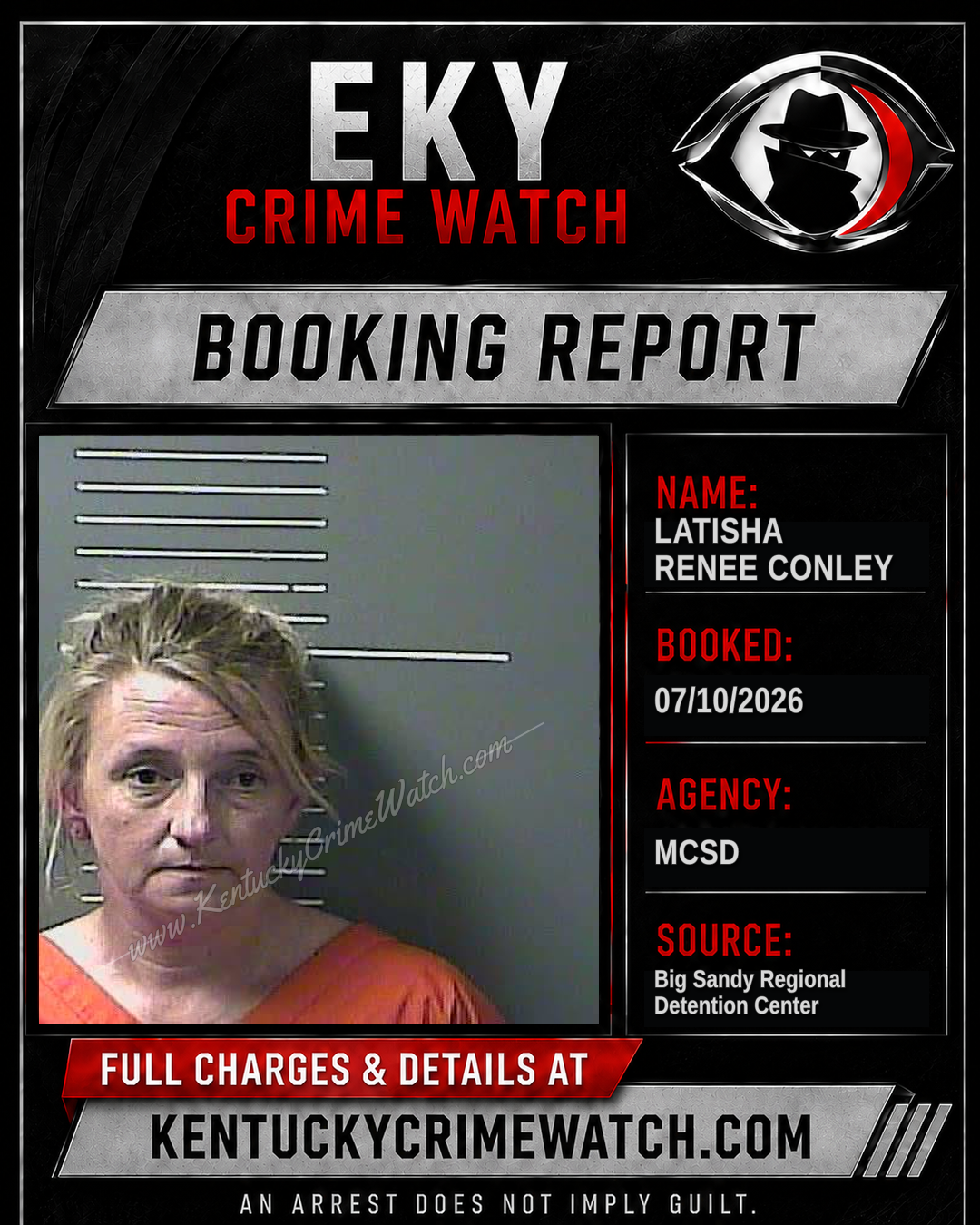 LATISHA RENEE CONLEY booking image