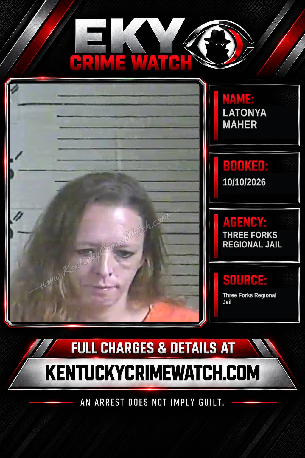 Latonya Maher booking image